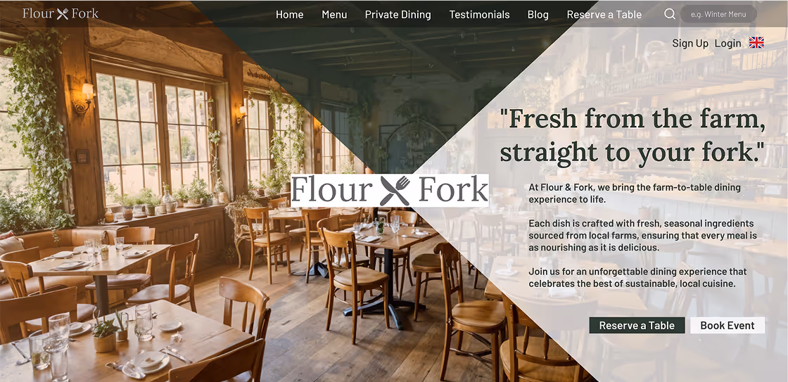 flour and fork hero screenshot