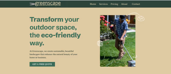 greenscape hero screenshot